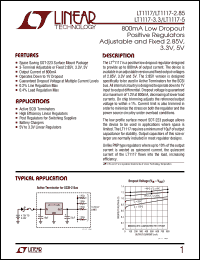 Click here to download LT1117IST Datasheet