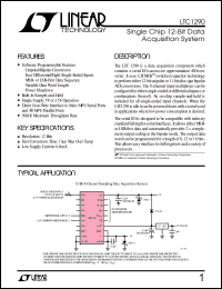 Click here to download LTC1290CISW Datasheet