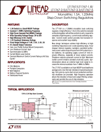 Click here to download LT1767 Datasheet