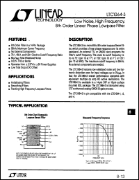 Click here to download LTC1064-3MJ Datasheet