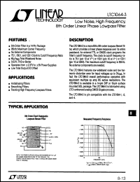 Click here to download LTC1064-3CN Datasheet