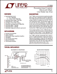 Click here to download LT1008 Datasheet