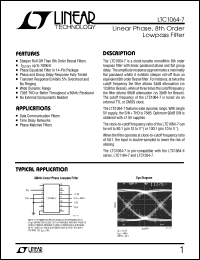 Click here to download LTC1064-7MJ Datasheet