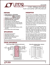 Click here to download LTC1278-4CSW Datasheet