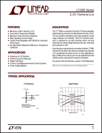 Click here to download LT1009CZ Datasheet