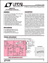 Click here to download LT1105CN8 Datasheet