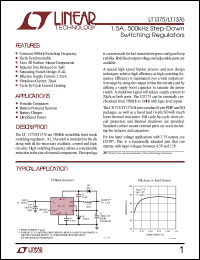 Click here to download LT1375HVCS8 Datasheet