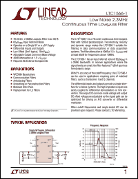 Click here to download LTC1566-1 Datasheet
