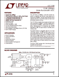 Click here to download LTC1749IFW Datasheet