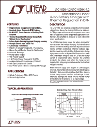 Click here to download LTC4058XEDD-4.2 Datasheet