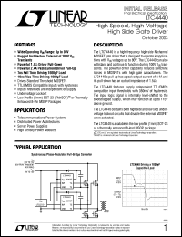 Click here to download LTC4440EMS8E Datasheet