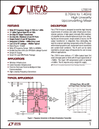 Click here to download LT5519EUF Datasheet