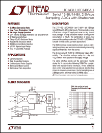 Click here to download LTC1403IMSE-1 Datasheet