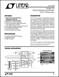 Click here to download LTC1318CSW Datasheet