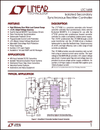 Click here to download LTC1698ES Datasheet