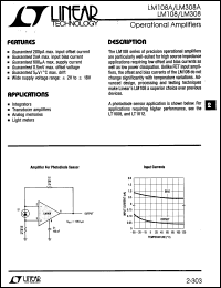 Click here to download LM308 Datasheet