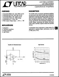 Click here to download LM108H Datasheet