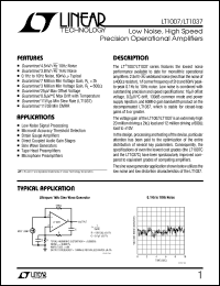 Click here to download LT1007AMH Datasheet