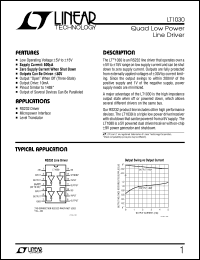 Click here to download LT1030CJ Datasheet