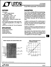 Click here to download LT1040 Datasheet