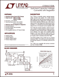 Click here to download LT1054IN8 Datasheet