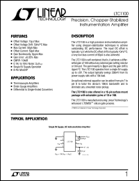 Click here to download LT1100 Datasheet