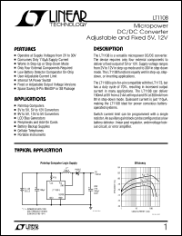 Click here to download LT1108CS8-12 Datasheet