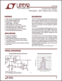 Click here to download LT1113AM Datasheet