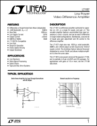 Click here to download LT1187CJ8 Datasheet