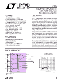 Click here to download LT1204CSW Datasheet