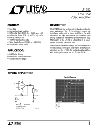 Click here to download LT1252CS8 Datasheet