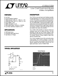 Click here to download LT1254CN Datasheet