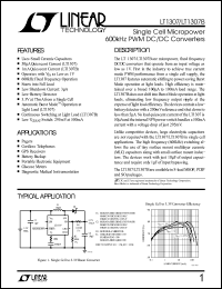 Click here to download LT1307CMS8 Datasheet