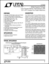 Click here to download LT1332CG Datasheet