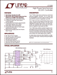 Click here to download LT1339I Datasheet