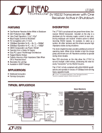 Click here to download LT1341CSW Datasheet