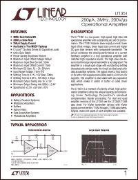 Click here to download LT1351CN8 Datasheet