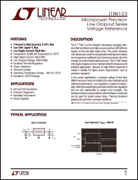 Click here to download LT1461CCS8-2.5 Datasheet