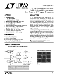 Click here to download LT1464ACS8 Datasheet