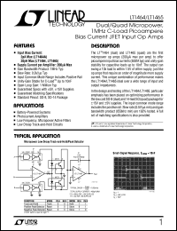 Click here to download LT1464CN8 Datasheet