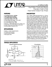 Click here to download LT1495CN8 Datasheet