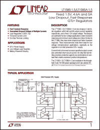 Click here to download LT1585CT-1.5 Datasheet