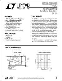 Click here to download LT1614IS8 Datasheet