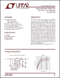 Click here to download LT1615ES5 Datasheet