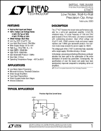 Click here to download LT1677CN8 Datasheet