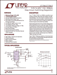 Click here to download LT1766IFE-5 Datasheet