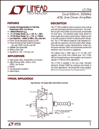 Click here to download LT1794IFE Datasheet