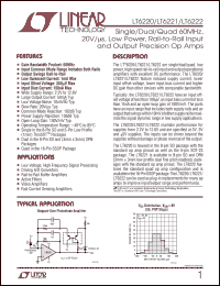 Click here to download LT6220CS5 Datasheet