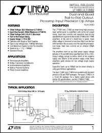 Click here to download LT1881CN8 Datasheet