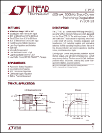 Click here to download LT1933 Datasheet